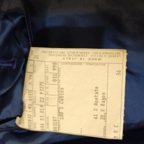 Polo by Ralph Lauren Italy made coat blazer jacket - Picture 8 of 8